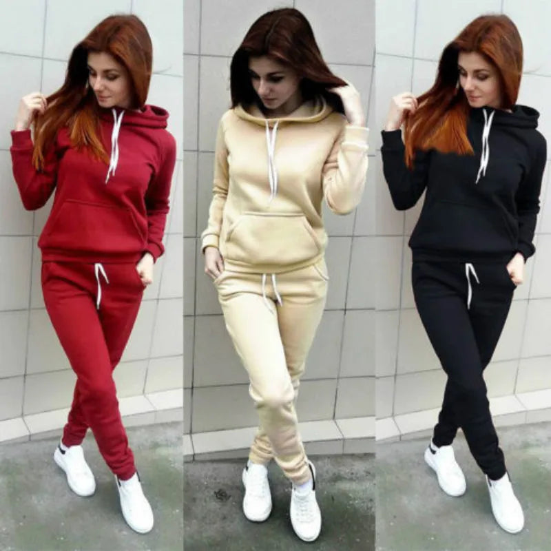 Conjunto de Sudadera y Pantalón Confort / Mono Deportivo Dos Piezas de Algodón
