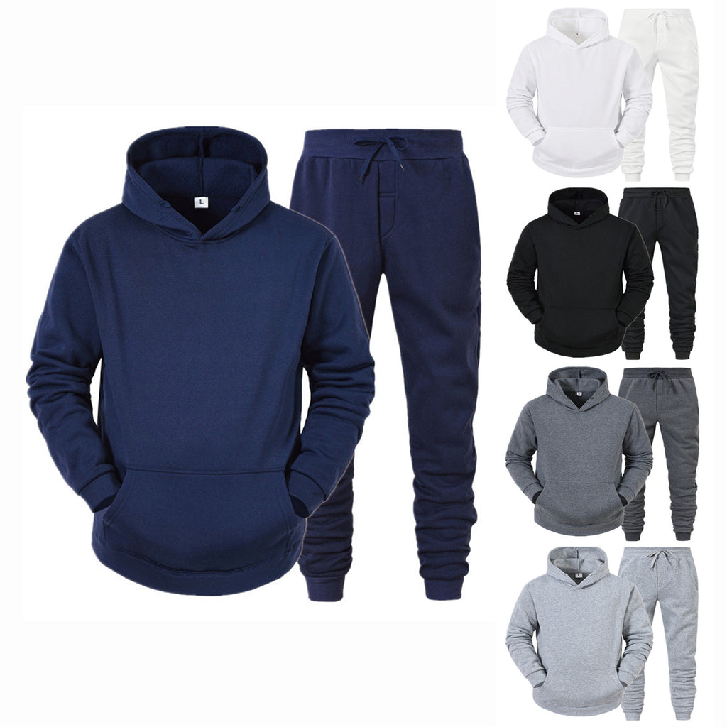 Sportswear Sweater Conjunto de Sudadera con Capucha y pantalónes Confort / Outfit Casual de Algodón para Invierno