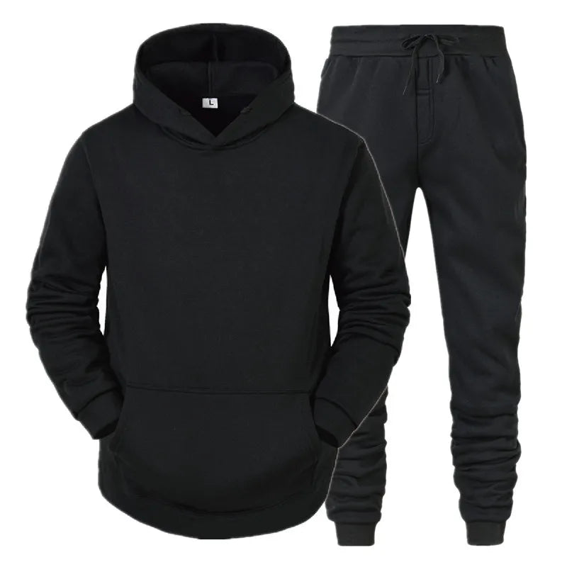 Sportswear Sweater Conjunto de Sudadera con Capucha y pantalónes Confort / Outfit Casual de Algodón para Invierno