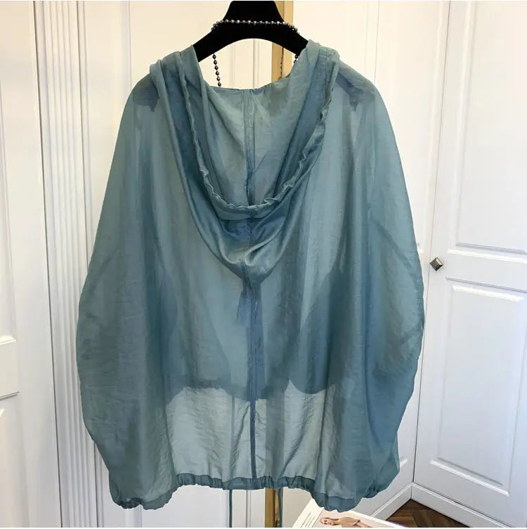 Blusa Ligera de Manga Larga Casual / Camisa Básica Fluida con Botones