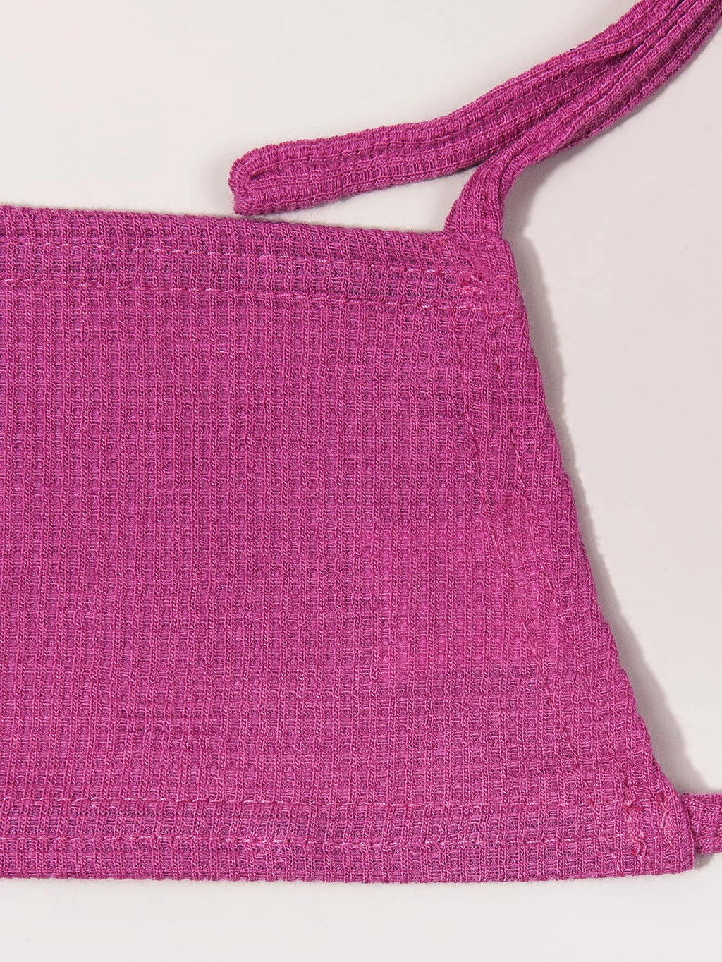 Conjunto de Falda Midi y Crop Top Monocolor / Outfit Dos Piezas de Punto