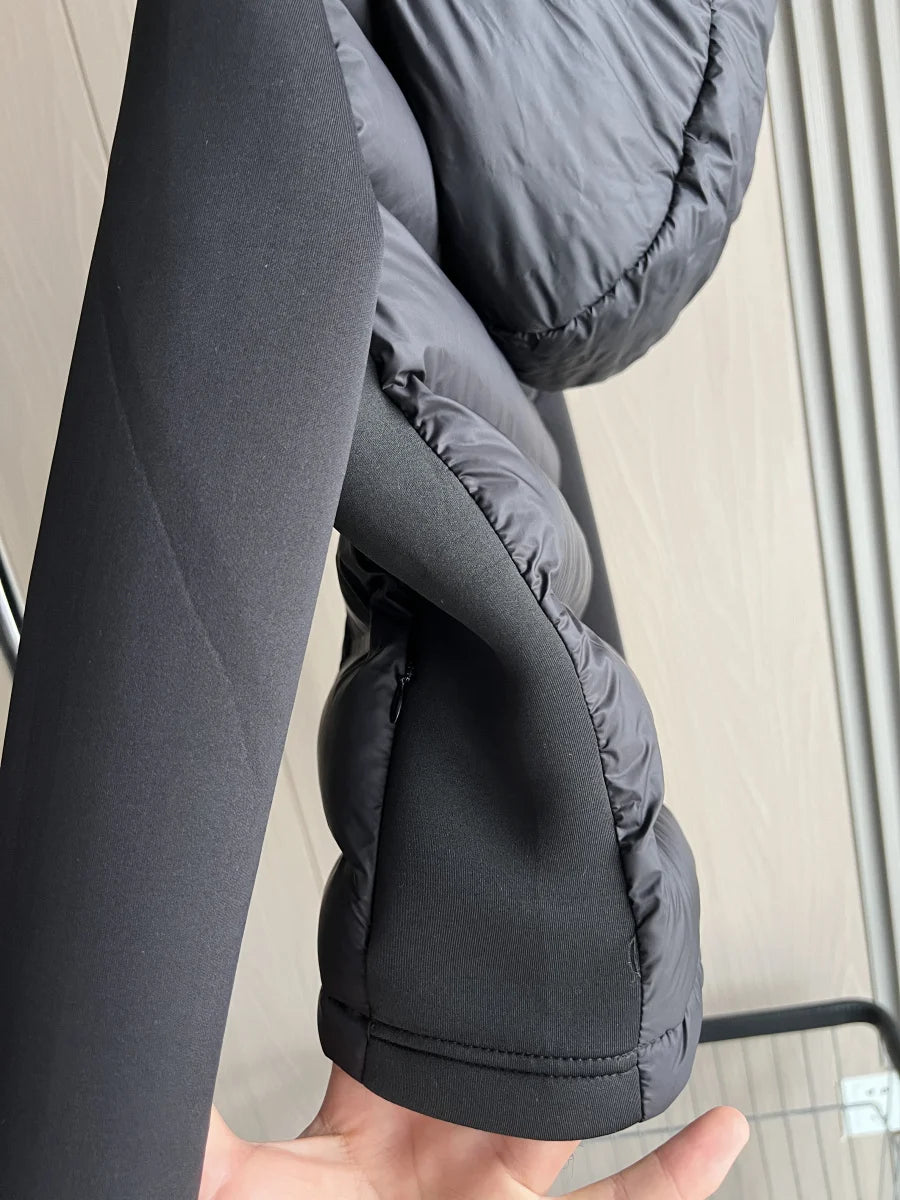 Chaqueta Acolchada Ligera de Invierno / Plumífero Corto Ajustado para Mujer