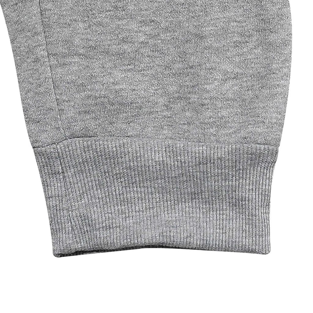 Pantalón Jogger Tipo Cargo de Felpa Suave / Pantalón de Chándal Cargo con Puño Elástico