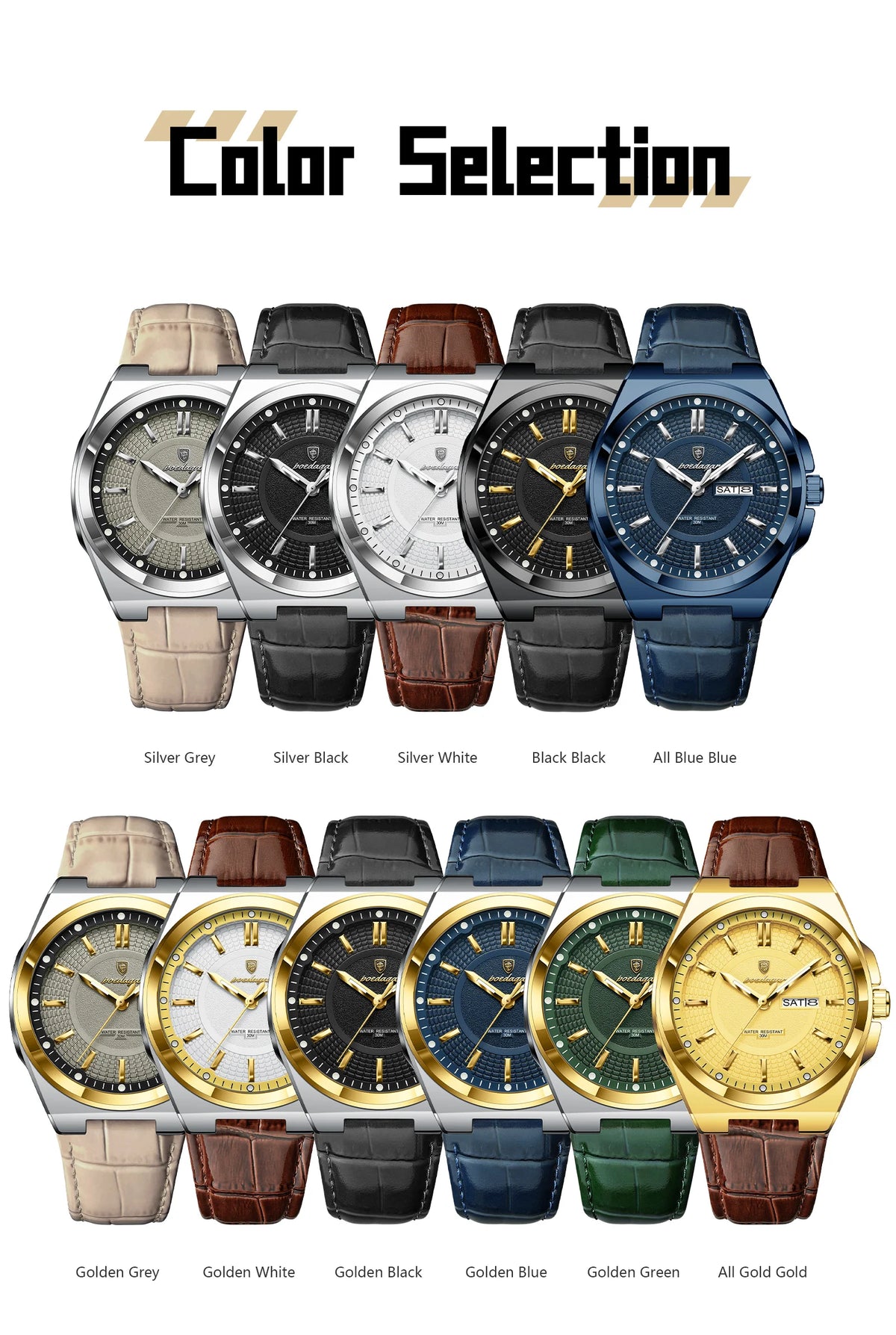 Reloj Casual con Esfera de Líneas Limpias / Reloj de Pulsera Elegante para Diario