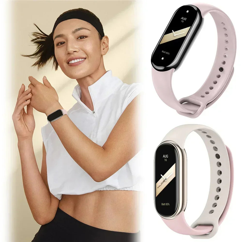 Correa Deportiva de Silicona Transpirable para Smartwatch / Banda de Repuesto Flexible para Pulsera de Actividad
