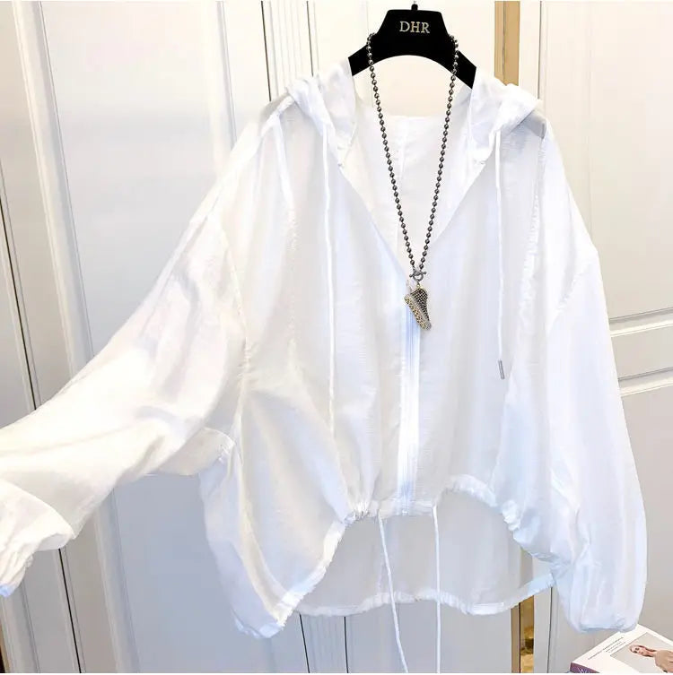 Blusa Ligera de Manga Larga Casual / Camisa Básica Fluida con Botones
