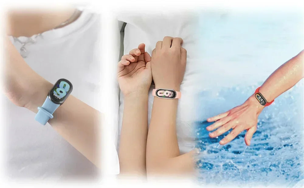 Correa Deportiva de Silicona Transpirable para Smartwatch / Banda de Repuesto Flexible para Pulsera de Actividad