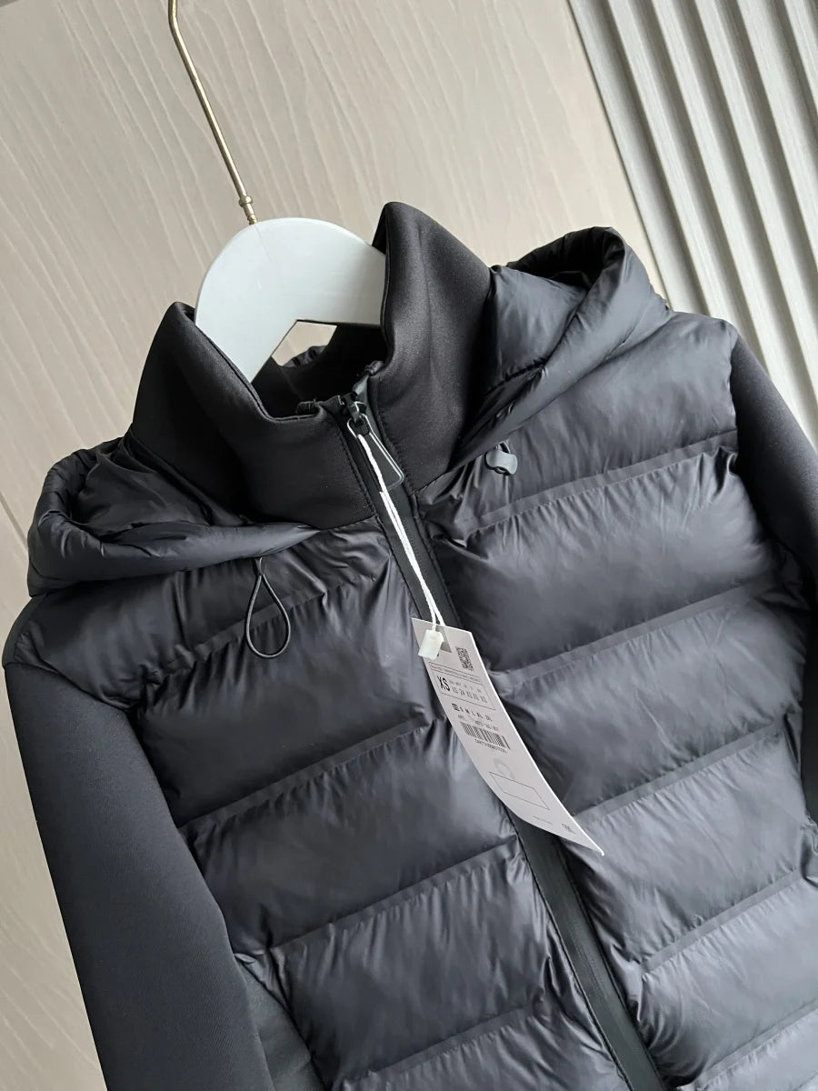 Chaqueta Acolchada Ligera de Invierno / Plumífero Corto Ajustado para Mujer