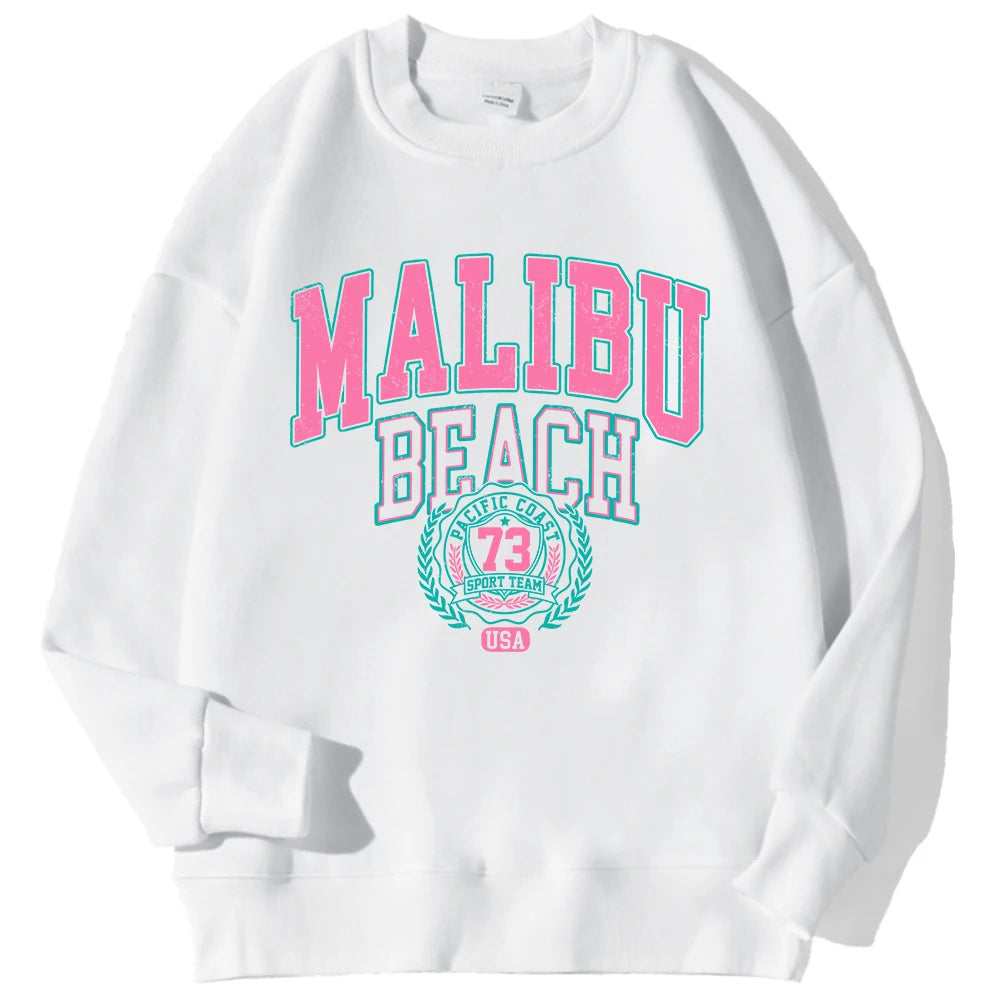 Sudadera Casual con Gráficos de Ciudades (New York / California / Malibu)