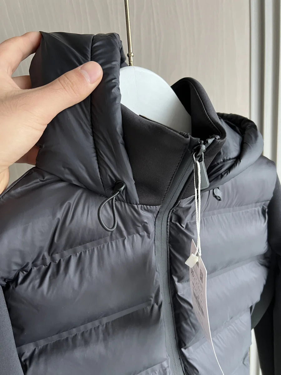 Chaqueta Acolchada Ligera de Invierno / Plumífero Corto Ajustado para Mujer