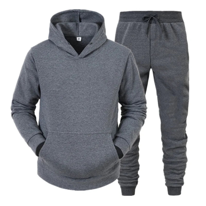Sportswear Sweater Conjunto de Sudadera con Capucha y pantalónes Confort / Outfit Casual de Algodón para Invierno