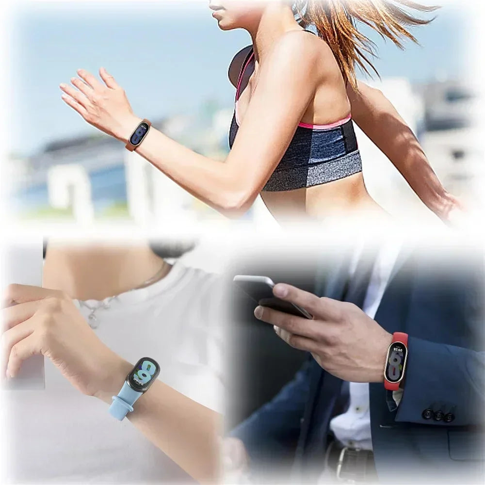 Correa Deportiva de Silicona Transpirable para Smartwatch / Banda de Repuesto Flexible para Pulsera de Actividad