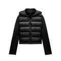 Chaqueta Acolchada Ligera de Invierno / Plumífero Corto Ajustado para Mujer