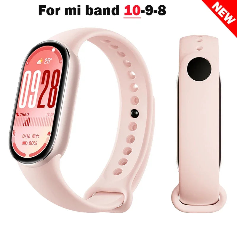Correa Deportiva de Silicona Transpirable para Smartwatch / Banda de Repuesto Flexible para Pulsera de Actividad