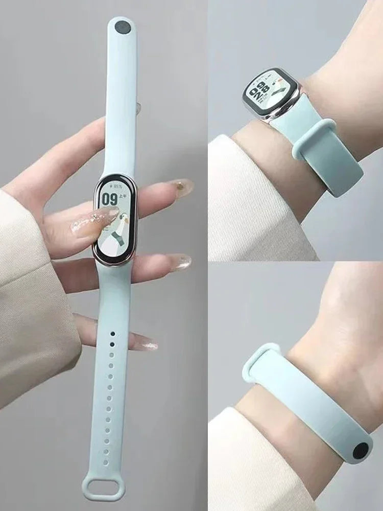 Correa Deportiva de Silicona Transpirable para Smartwatch / Banda de Repuesto Flexible para Pulsera de Actividad