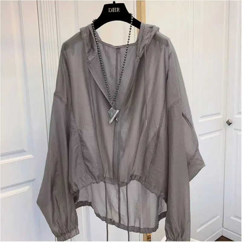 Blusa Ligera de Manga Larga Casual / Camisa Básica Fluida con Botones