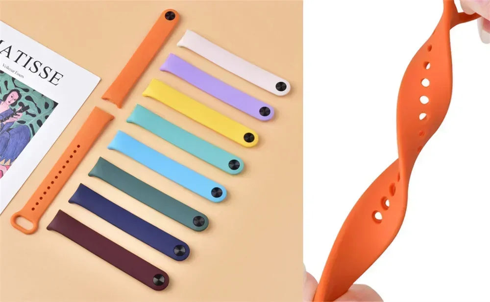 Correa Deportiva de Silicona Transpirable para Smartwatch / Banda de Repuesto Flexible para Pulsera de Actividad