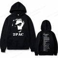 Sudadera con Capucha Estilo Vintage Tupac Shakur / Sudadera Rapper Oversize de Colección "2Pac"
