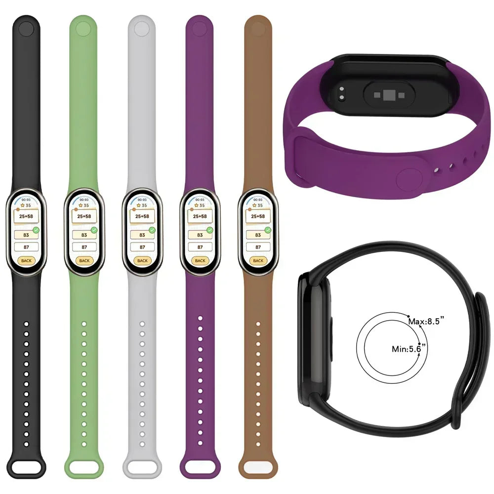 Correa Deportiva de Silicona Transpirable para Smartwatch / Banda de Repuesto Flexible para Pulsera de Actividad