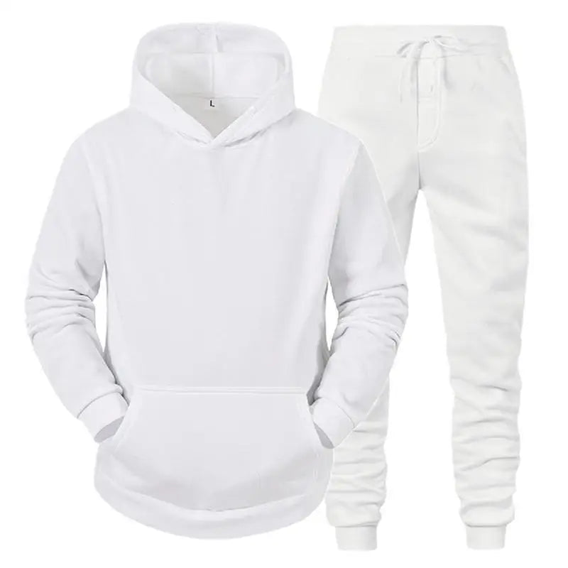 Sportswear Sweater Conjunto de Sudadera con Capucha y pantalónes Confort / Outfit Casual de Algodón para Invierno