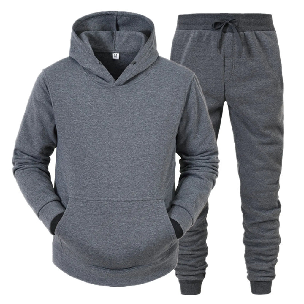 Sportswear Sweater Conjunto de Sudadera con Capucha y pantalónes Confort / Outfit Casual de Algodón para Invierno