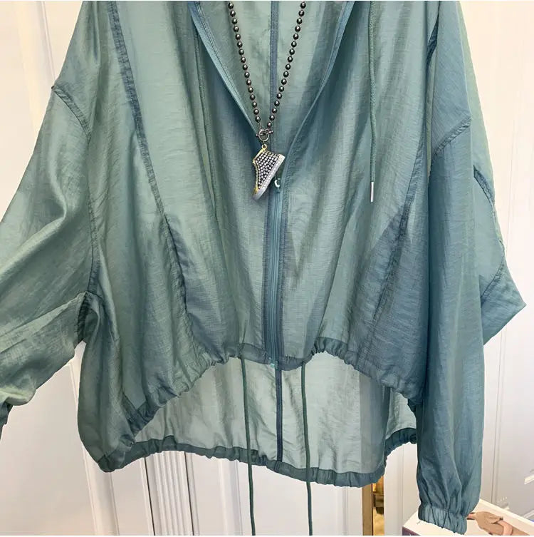 Blusa Ligera de Manga Larga Casual / Camisa Básica Fluida con Botones