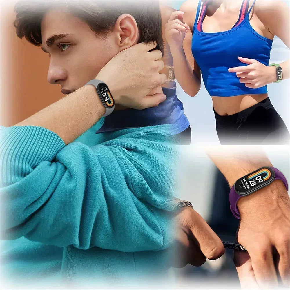 Correa Deportiva de Silicona Transpirable para Smartwatch / Banda de Repuesto Flexible para Pulsera de Actividad
