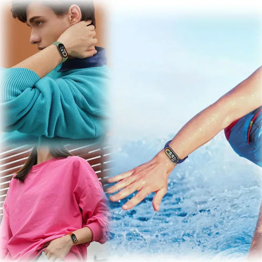 Correa Deportiva de Silicona Transpirable para Smartwatch / Banda de Repuesto Flexible para Pulsera de Actividad