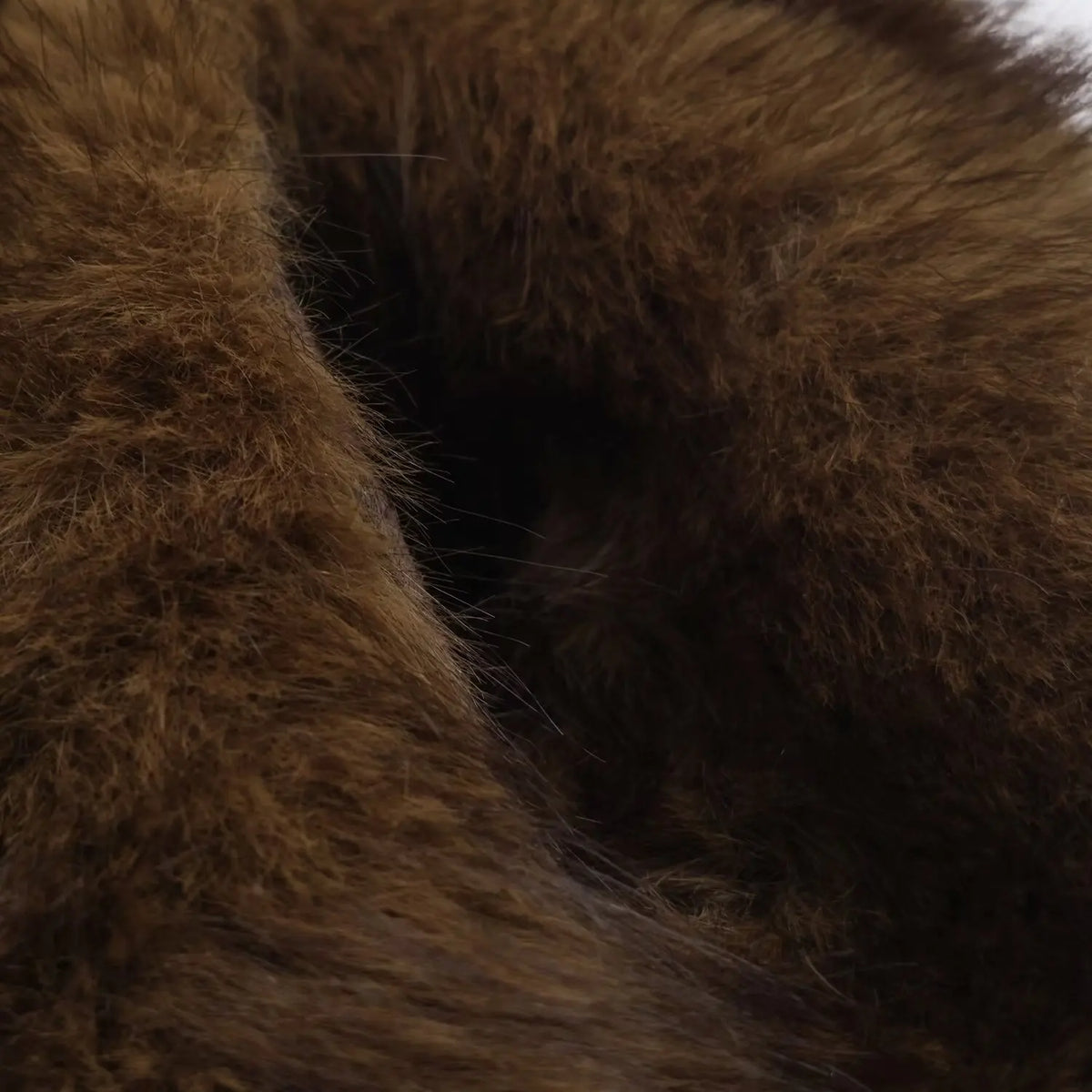 Abrigo de Pelo Sintético Premium de Invierno / Chaqueta de Piel Ecológica Texturizada