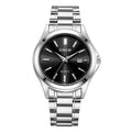 Reloj Analógico de Acero Inoxidable con Esfera Azul / Reloj Metálico Clásico para Hombre